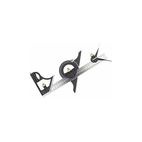 Rgle D'angle Combine De 300 Mm, querre Combine, Rgle  Angle Droit, Outil De Mesure Multifonctionnel En Acier Inoxydable, Mesure D'ingnieur Rglable