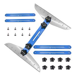 HURRISE Gabarit Courbe Flexible Profilage Bois Menuisier Résilient - Bricolage