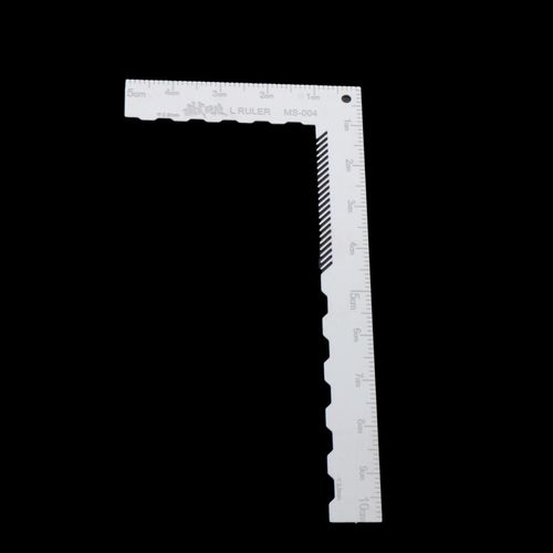 Rgle Portable En Acier Inoxydable En Forme De L, Coupe Plaque De Caoutchouc, Modle De Mesure, Loisirs Cratifs, Accessoires