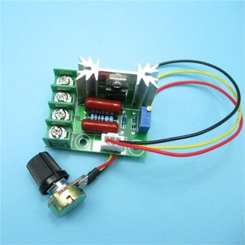Rgulateur De Tension lectronique Scr,50-220v,25a,2000w,Haute Puissance,Variateur De Lumire,Rgulation De La Temprature - Type 2000w With Wire