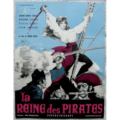 Reine Des Pirates (La) / Manuel D'exploitation Original 24x31cm / Mario Costa, 1960, Gianna Maria Canale, Massimo Serato, Scilla Gabel, Livio Lorenzo