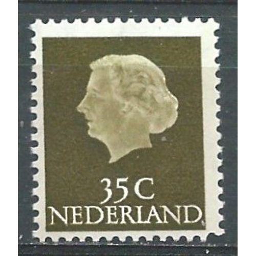 Reine Juliana Type Profil Hollande Pays Bas Neufs* Avec Charnire Dfaut De Dentelure D'origine En Bas  Droite 1954 N 604a
