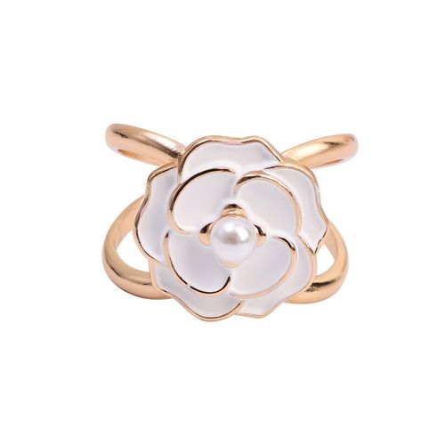 Rinitialisation D'anneau De Chle Pour Femme, Attaches D'charpes, Perle De Camlia, Broche De Construction D'charpe, Bijoux De Mode De Mariage, Cadeau Classique, 3 Styles