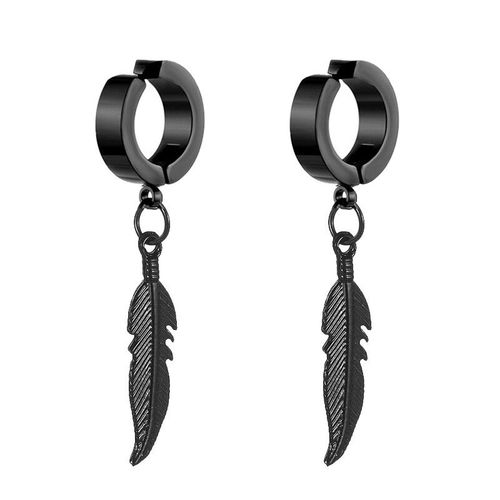 Rinitialisation D'oreille Pendentif Croix Pour Hommes Et Femmes,Boucles D'oreilles Non Perantes,Fausses Boucles D'oreilles,Cadeau De Bijoux,Mode,1 Paire