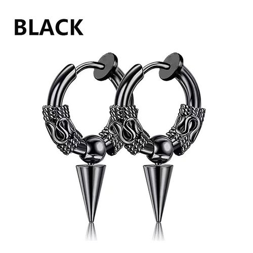 Rinitialisation D'oreille Pendentif Croix Pour Hommes Et Femmes,Boucles D'oreilles Non Perantes,Fausses Boucles D'oreilles,Cadeau De Bijoux,Mode,1 Paire