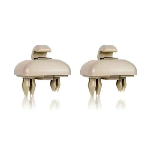 Rinitialisation De Capuchon De Pare-Soleil Nikde Voiture,Crochet Fiosphclips Pour Audi A1 A3 A4 A5 Q3 Q5 S3 S4 S5 Tt,Accessoires D'nikallroad,2 Pices - Type 2pcsbeige #B