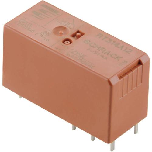 Relais Pour Circuits Imprims Te Connectivity Rt424f06 5-1393243-3 6 V/Dc 8 A 2 Inverseurs (Rt) 1 Pc(S)
