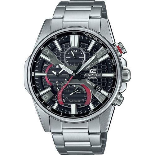 Casio Montre Argent Chronographe Hommes Edifice Eqb-1200d-1aer