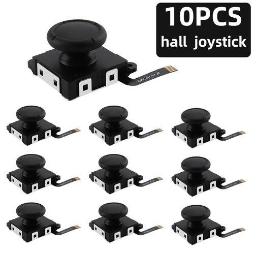 Remplacement De Joystick  Effet Hall, 10 Pices, Pour Nintendo Switch Joycon, Bton De Pouce Analogique Pour Switch Oled Lite, Pices De Rparation-10 Pcs