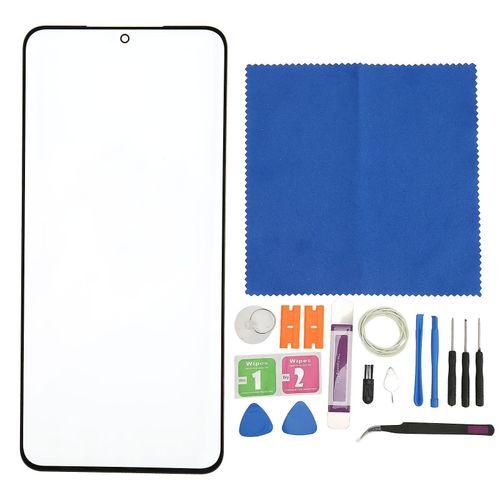 Remplacement De La Couverture En Verre De Lcran Extrieur Avant Du Tlphone Pour Le Kit De Rparation Dcran Professionnel De Rechange Samsung Galaxy S21 Plus Noir