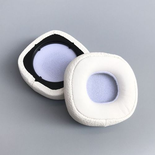Remplacement Oreillettes en Mousse Coussin d'oreille Coussin pour MARSHALL MAJOR III BLUETOOTH Marshall 3 cuir protin blanc de troisime gnration,