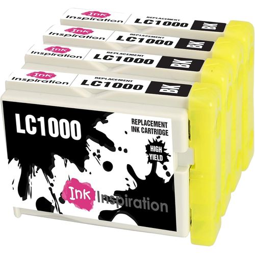 Remplacement Pour Brother Lc1000 Lc-1000bk Noir Cartouches D'encre, Utiliser Avec Brother Dcp-130c 135c Dcp-150c Dcp-330c Dcp-350c 357c Dcp-540cn Dcp-560cn Dcp-770cw Mfc-235c 465cn