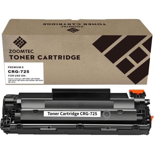 Remplacement Pour Canon Crg 725 Crg-725 Cartouche De Toner Pour Canon I-Sensys Lbp-6000 Lbp-6000b Lbp-6018 Lbp-6020 Lbp-6020b Lbp-6030 Mf-3010 Stampante (1x Noir)[Cartouche1810]