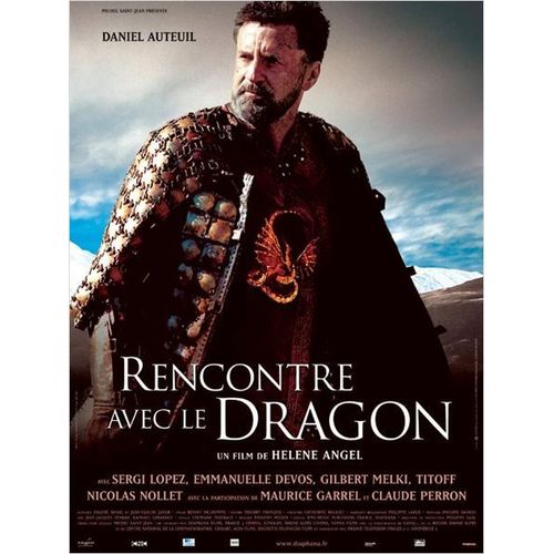Rencontre Avec Le Dragon - Vritable Affiche De Cinma - Format 120x160 - De Hlne Angel Avec Daniel Auteuil, Nicolas Nollet,  Sergi Lpez, Emmanuelle Devos, Gilbert Melki - Anne 2003