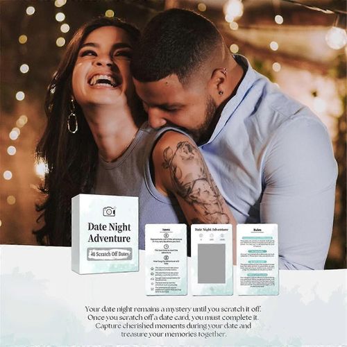 Rendez-Vous Nocturne Aventure Rendez-Vous Ides De Rendez-Vous Pour Couples Soire En Amoureux - Unique Scratch Off Date Night Jeux De Cartes