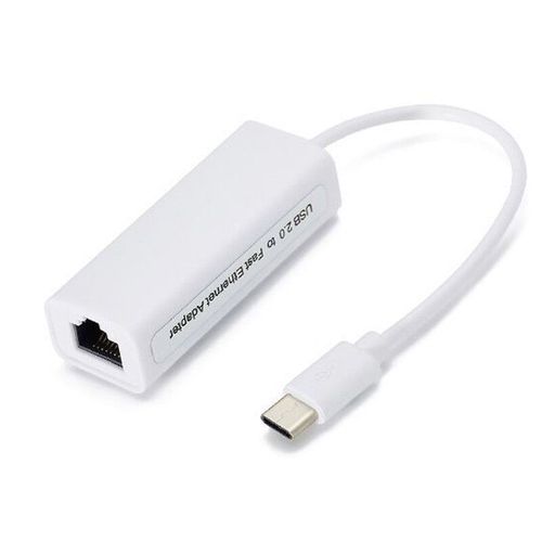 Rpartiteur de cble Ethernet USB vers RJ45,adaptateur d'extension,carte rseau Micro USB2.0 100Mbps pour tablette,ordinateur portable,ordinateur Android - Type TYPE-C
