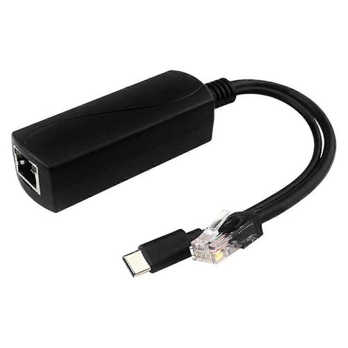 Rpartiteur POE pour Raspberry Pi5/5 Gnration 5V 4A Type-C Interface Gigabit Ethernet Power over Ethe