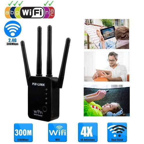 Rpteur Wifi WR16, routeur sans fil, amplificateur de Signal WLAN 2.4G ISP, extension de la porte du WiFi PIX-Link, 300Mbps WISP/ Router/ AP