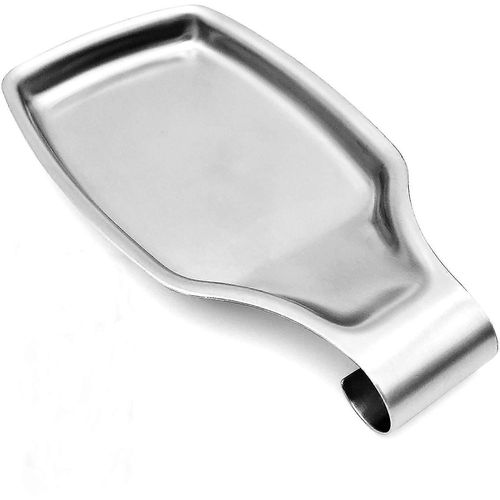 Repose-Cuillre, Support De Cuillre En Acier Inoxydable Pour Cuisinire, Support De Cuillre De Cuisine, Support D'ustensiles De Cuisine, Repose-Louche, Repose-Spatule, Grande Cuillre Polyvalente