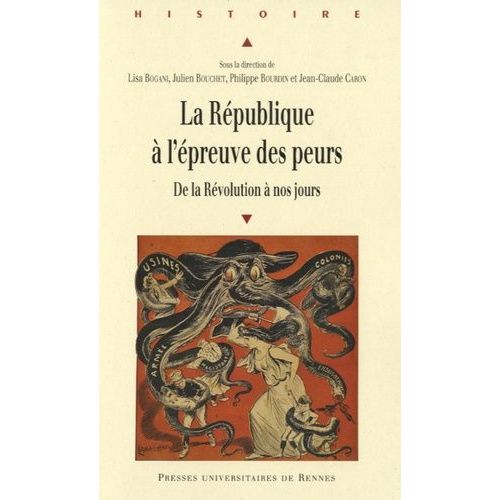 La Rpublique  L'preuve Des Peurs - De La Rvolution  Nos Jours   de Bogani Lisa  Format Broch 