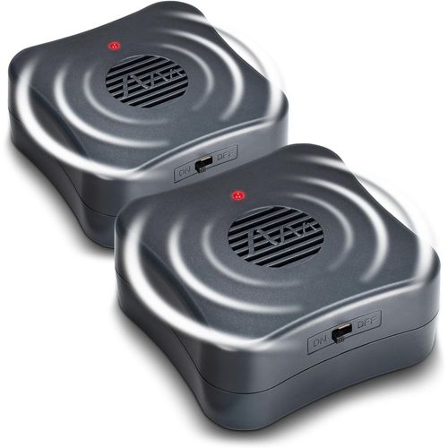Rpulsif Mobile Anti-Souris - Lot De 2 | Rpulsif  Ultrason Contre Les Souris Et Rats | Pige  Souris lectrique | Large Porte 40m | Alimentation Par Piles | Sans Produits Chimiques.