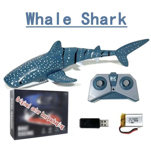 Requin baleine B2 - Robot Tlcommand En Forme De Baleine Ou De Requin, Jouet De Bain Pour Enfant, Animaux Marins, Poisson lectrique, Sous-marin