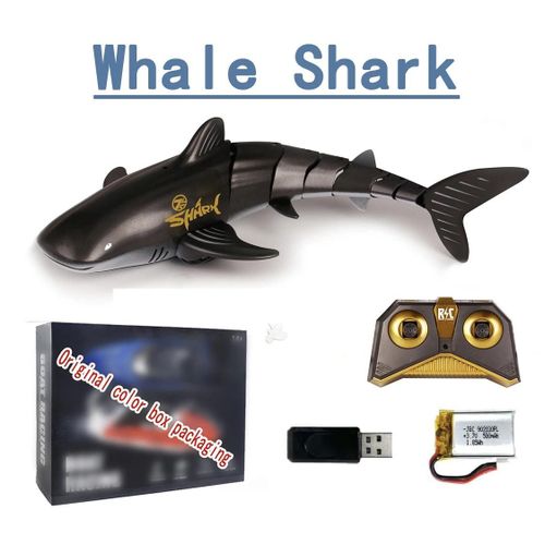 Requin baleine D2 - Robot Tlcommand En Forme De Baleine Ou De Requin, Jouet De Bain Pour Enfant, Animaux Marins, Poisson lectrique, Sous-marin