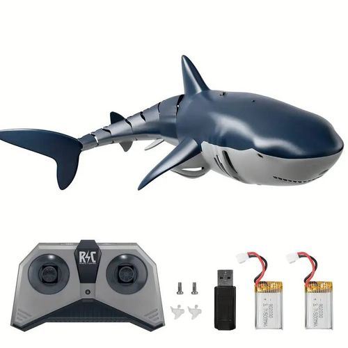 Requin Tlcommand 1:18 avec Lumires et Effet Pulvrisation ? USB Rechargeable