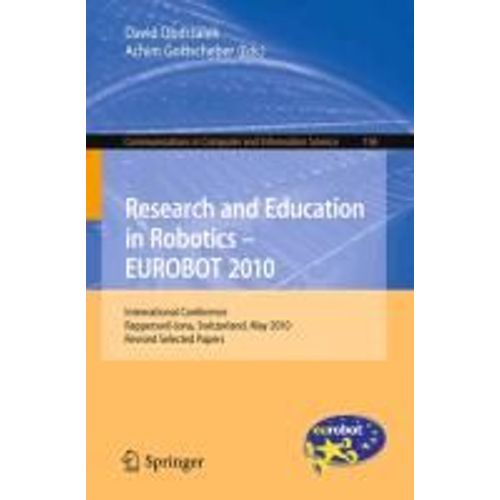 Research And Education In Robotics - Eurobot 2010   de David Obdrzalek  Format Broch 