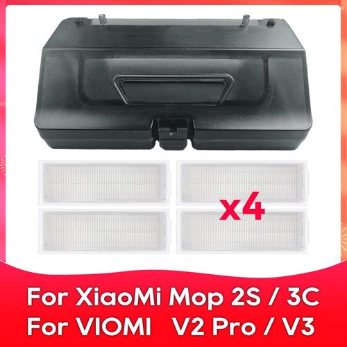 Rservoir d'eau et bac  poussire 2 en 1 pour les robots aspirateurs XiaoMi Mijia Mop 2S/Mop Pro STYJ02YM/S10/S12/3C/VIOMI V2/V3,accessoires - Type Set B