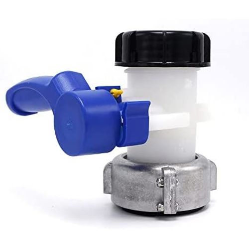 Passage De Réservoir Avec Robinet D'arrêt, 3/4" Pour Réservoir IBC De 1000 L, Accessoires De Robinet D'écoulement, Raccord De Tuyau D'eau, Robinetterie à Boisseau Sphérique Pour Citerne D'eau De