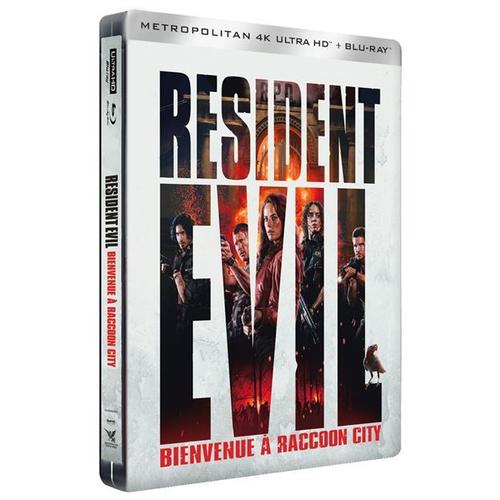 Resident Evil : Bienvenue  Raccoon City - 4k Ultra Hd + Blu-Ray - dition Botier Steelbook de Johannes Roberts
