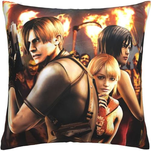 Resident Evil Housses De Coussin Taies D'oreiller Confortables Housse De Coussin Carre Taie D'oreiller Douce Pour Canap, Chambre  Coucher, Voiture Avec Fermeture clair Invisible 18 X 18 Pouces, Ensembles De 1