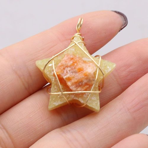 Rsine Multicolore Naturelle En Forme D'toile, Pendentif Mignon, Artisanat Fait  La Main, Bricolage, Collier, Bracelet, Boucle D'oreille, Accessoires De Bijoux, Fabrication De Cadeaux