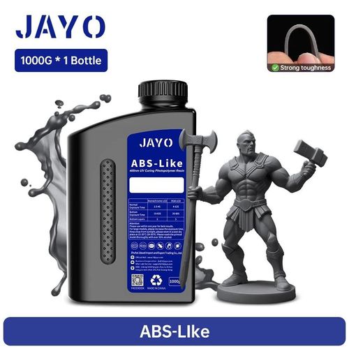 Rsine Uv Abs Standard,  Base De Plantes, Type Nylon, Lavage  L'eau, 1kg, 405nm, Durcissement Uv Pour Lcd, Matriau D'impression 3d-Abs Like-Dark Grey