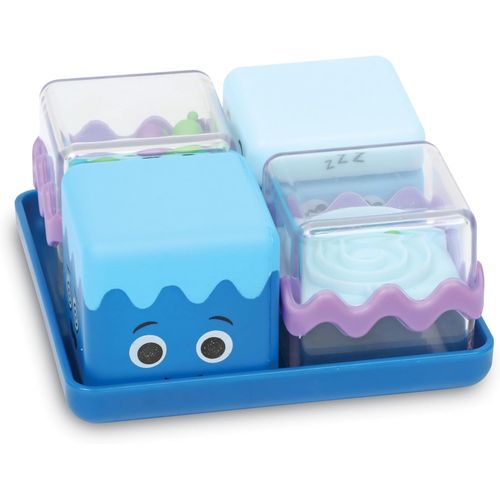 Resources Kit de 4 Cubes sensoriels apaisants, Jouets sensoriels Anti-Stress pour Enfant, Salle de Classe, 4 Modes de Manipulation, Jouet d'apaisement, Jouet ASE, ds 3 Ans