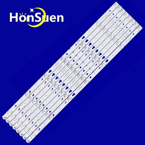 Rtro-clairage LED bande pour TCL 55US5800 55US57 55D2700 B55A758U T0T_55D2700_UD_8X7_3030C_V1 YHA-4C-LB3207-YH2 cran LVU550CSOTE2 8pcs