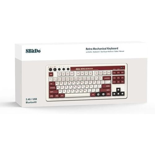 Retro Mechanical Keyboard Fami Edition (Clavier Qwerty 87 touches)