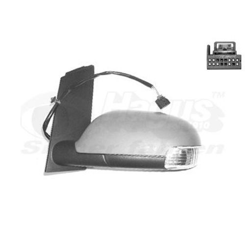 Retroviseur Electrique Gauche Gris Metal Pour Volkswagen Touran 07 - 08/10