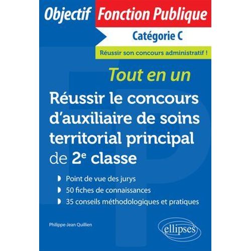 Russir Le Concours D'auxiliaire De Soins Territorial Principal De 2e Classe  