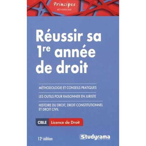Russir Sa Premire Anne De Droit    Format Beau livre 