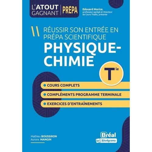 Physique Chimie - Objectif : Prpa Scientifique   de Boussiron Mathieu  Format Beau livre 