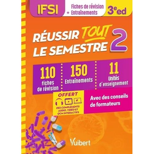 Russir Tout Le Semestre 2 - 110 Fiches De Rvision, 150 Entranements, 11 Units D'enseignement    Format Poche 