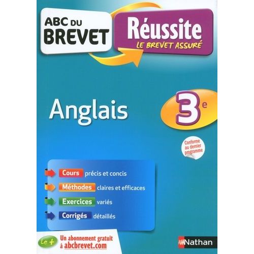 Anglais 3e    Format Broch 