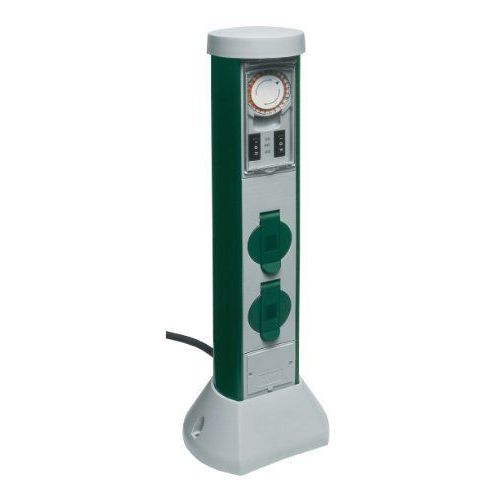 Rev Ritter 0068206261 Gc Multiprise Verticale Double Avec Minuterie, Cble 10 M