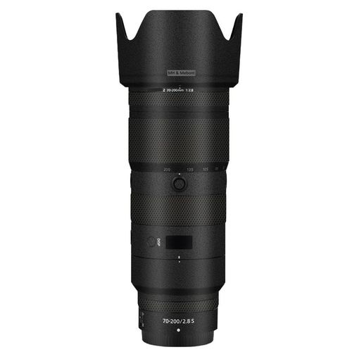 Revtement d'objectif d'appareil photo autocollant Z70-200/2.8 S,Film protecteur en vinyle,pour Nikon Z 70-200mm 2.8 VR 70-200 F2.8 F/2.8 Z70200 - Type 3 Frosted Black