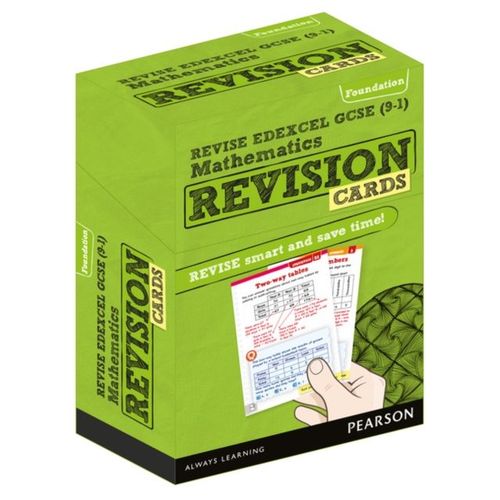 Pearson Revise Edexcel Gcse Maths (Foundation) Revision Cards Incl. Online Revision, Quizzes And Videos - For 2026, 2027 Exams    Format Broch 