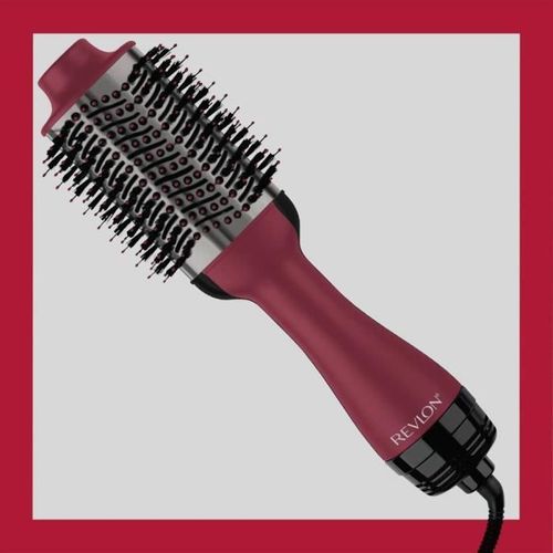 Revlon Rvdr5279uke - Seche-Cheveux Volumisant Titane - Brosse Ovale - Technologie Ionique - Picots Mixtes - 3 Rglages De Chauffe