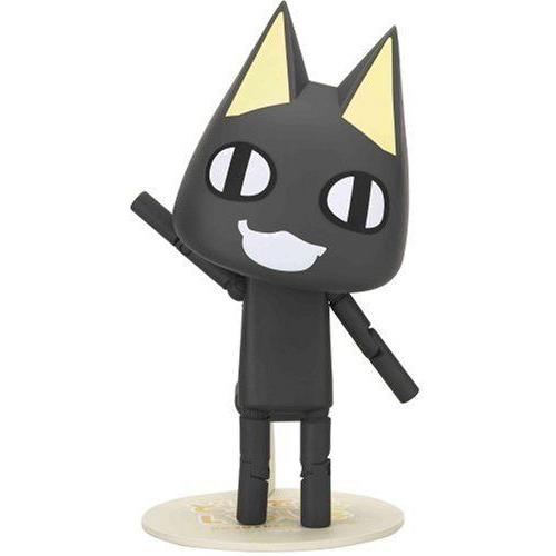 Revoltech Doko Demo Issyo Kuro Cat Black Version Pvc Figure [Toy] (Japan Import)