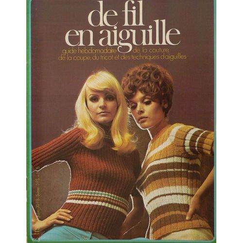 Revue De Fil En Aiguille N 5 1971 Guide Modeles Tricot Couture Aiguilles Ouvrage